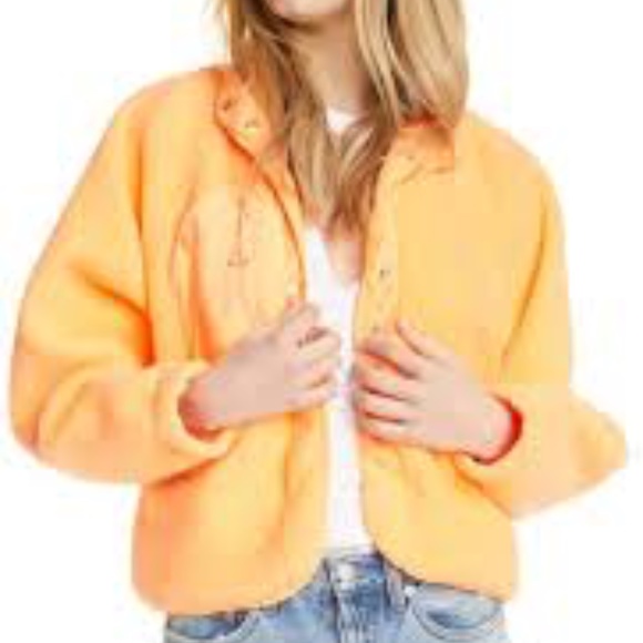 - Free People FP Movement Hit The Slopes Fleece Jack - Picture 3 of 9